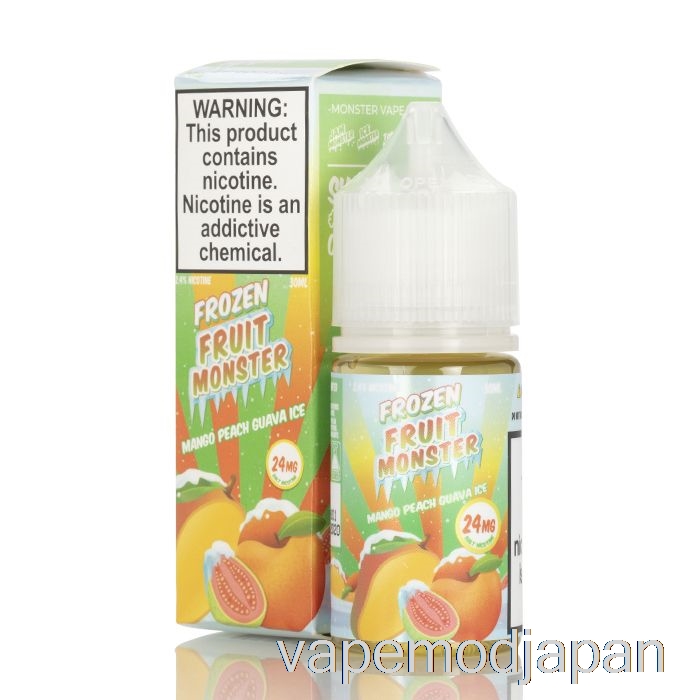 VAPE Japan アイスマンゴーピーチグアバ - フローズンフルーツモンスターソルト - 30ml 24mg